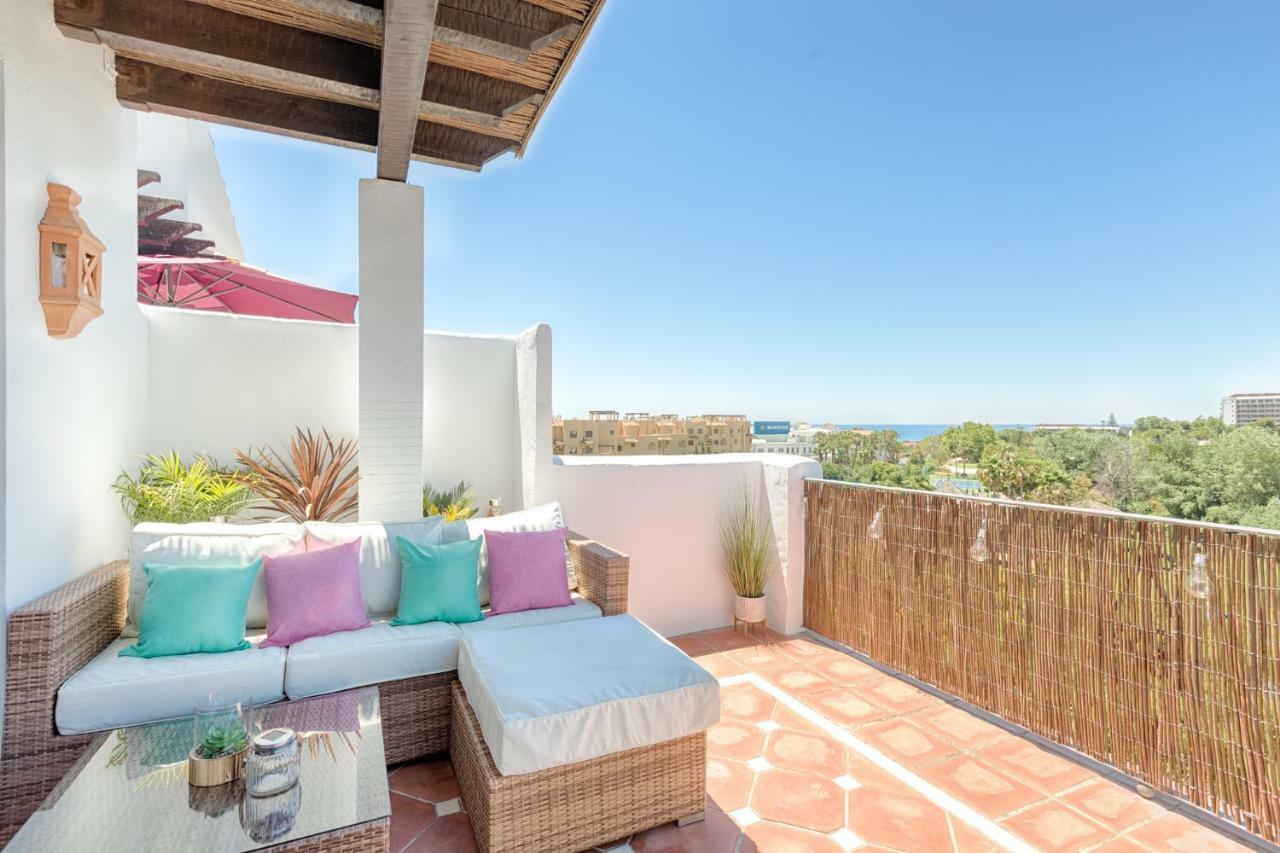 Sea & Mountain View Penthouse Διαμέρισμα Εστεπόνα Εξωτερικό φωτογραφία